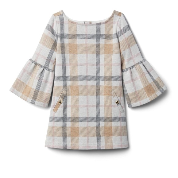 Janie and Jack Other - Janie and Jack Jacquard Bell Cuff Dress